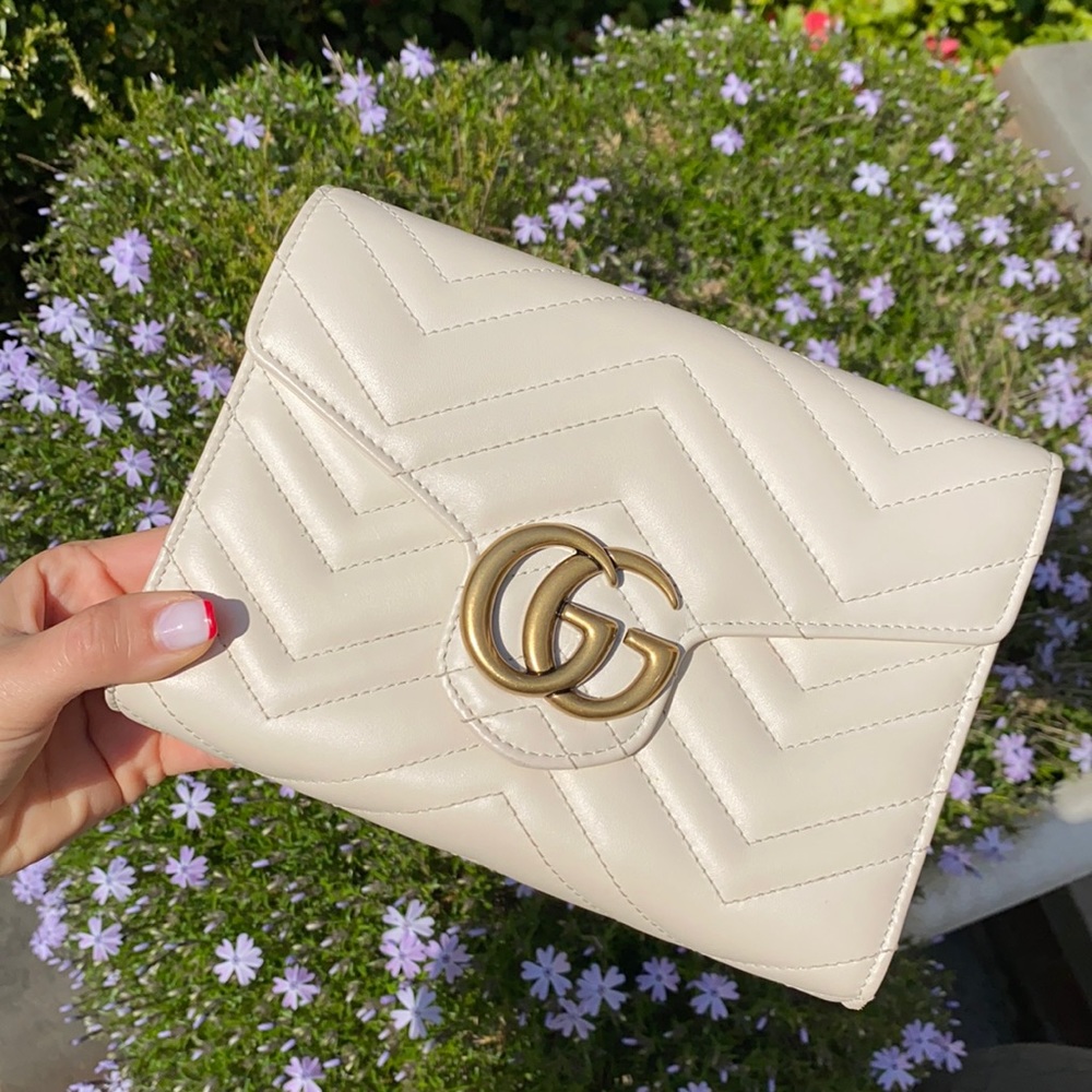 Gucci Marmont Matelasse Wallet on Chain Bag